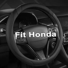 West Llama 768459078802 Customized Auto Car Steering Wheel Cover For Honda Civic Cr-z Insig