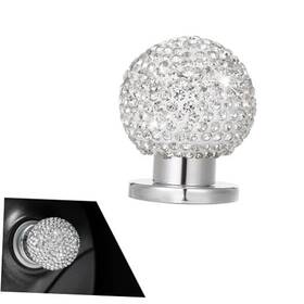 Winterrock Win15ck Bling Car Push Start Button Cover Crystal Rhinestone Auto Ball Engine White