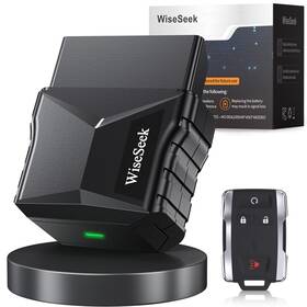 Wiseseek 724470423441 Replacement Key Fob Obd Remote Start Diy Keyless Entry Black