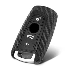 Bmsa4-sce1 Worcas Inc. Key Fob Case Carbon Fiber Pattern Type-a 4 Button Bma Black 1 Pc