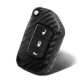 Jpfc3-sce1 Worcas Inc. Key Fob Case Carbon Fiber Pattern Type-3 Button Jpfc Black 1 Pc