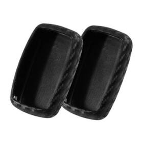 Lrsau-sce2 Worcas Inc. 2 Pcs Key Fob Case Carbon Type-a Uni Button Lra Fiber Black