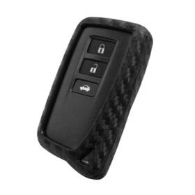 Lxax-sce1 Worcas Inc. Key Fob Case Carbon Fiber Type-a Uni Button Lxax Black 1 Pc
