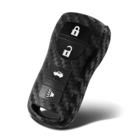 Nssa4-sce1 Worcas Inc. Key Fob Case Carbon Fiber Pattern Type-a 4 Button A4 Black 1 Pc