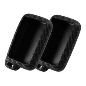 Tysbu-sce2 Worcas.inc 2 Pcs Key Fob Case Carbon Type-b Uni Button Tybu Fiber Black