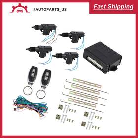 X Autohaux 680520332241 4 Doors Car Central Lock Locking Keyless Entry System Kit With Remotes - 1pcs
