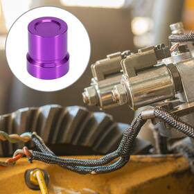 X Autohaux 752374940221 1pcs Car Solenoid Valve Cover Cap Purple For Honda B-series D-series H-series