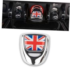 Eb214rb Xotic Tech Direct #eb214rb Car Engine Start Stop Pushbutton Cover Button Red/blue Union Jack