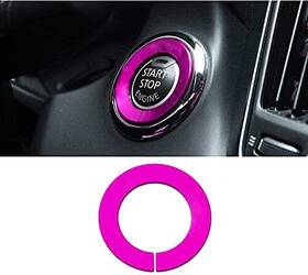 Kr48pl-n Xotic Tech Direct Engine Start Push Button Switch Ring Cover Trim Compatible Purple