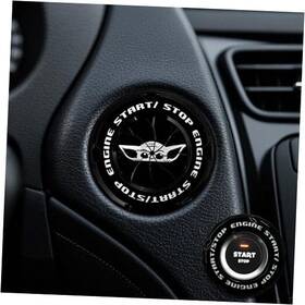 Xl423527 Xuanlang Rotary Push Start Button Cover Car Motorcycle Ignition Key B-rotary-y-black6