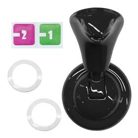 Yorise Yorise-yre-218 Car Push Start Button Cover Metal Engine Stop Black