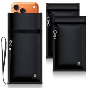 Fu001 Zapenergi Faraday Bags For Phones And Car Key 2 Pack Black - 2pcs Fu001 Zapenergi Faraday Bags For Phones And Car Key 2 Pack Black - 2pcs