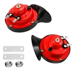 2PCS 300DB Super Loud Train Horns, 12V Waterproof Air Replacement Red. Fixed Price $22.31.