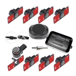 Kit 8 Parking Sensors Front/rear Invisible With Buzzer Gray. Fixed Price $79.20.