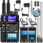 Maxtalker 5RM Ham Radio 10W Long Range Handheld Noaa Weather Receiver Silver. Fixed Price $63.07.