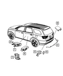 Genuine Mopar Rear Fascia Wiring 68080373AC. Fixed Price $76.16.