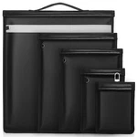 5 Pack Faraday Bags, Large For Phones & Laptops Black,. Fixed Price $38.69.