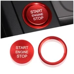 Car Push Start Button Cover Compatible With 1.33X1.33X0.07 Inch, Red. Fixed Price $8.29.