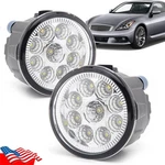 Pair Front Bumper Led Fog Light Driving Lamp Replacement For Nissan Infiniti. Fixed Price $20.11.