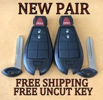 New Pair Of 13-18 Ram 1500 2500 3500 Keyless Entry Remote Fobik For GQ4-53T. Fixed Price $26.95.