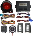 Banvie Car Alarm System With Remote And Smart Push Button Starter. Fixed Price $68.99.