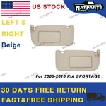Pair Beige Sun Visor W/o Light For 05-10KIA Sportage 85202-1F690LX 85201-1F690LX. Fixed Price $47.98.