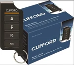 Clifford 5606X 5-BUTTON Led 1-WAY Car Alarm Security And Remote Start System. Fixed Price $129.99.