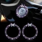Tomall Bling Car Engine Start Button Cover Butterfly 2PCS Diamond Purple. Fixed Price $13.97.