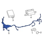 For Dodge Dart 2013-2016 68199791AB Rear Parking Aid System Wiring Harness. Fixed Price $32.82.