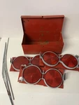 Kd 608-3 Reflectors Roadside Safety Emergency Kit With Metal Box Vintage. Fixed Price $20.99.