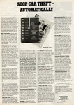 1980 Vintage Print Ad Stop Car Theft Automatically Hi-tech Digequip Armed Alarm. Fixed Price $9.95.