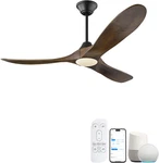 36 Inch Smart Ceiling With Lights, Indoor Outdoor Fans Wood Blades. Fixed Price $328.99.