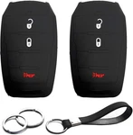 2PCS Compatible With Ram 1500 Truck Pickup Smart 3 Buttons Black Key Fob.... Fixed Price $20.48.