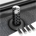 4PCS Door Lock Knobs, Carbon Fiber Auto Pin Cover, Black. Fixed Price $14.76.