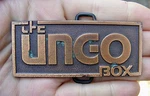 Vtg Ungo Box Belt Buckle Car Alarm Auto Theft Security System Brass Rare Vg+. Fixed Price $24.99.