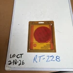 Peterson Manufacturing V475R Red 3-3/16" Round Reflector, Vintage Nos. Fixed Price $5.40.