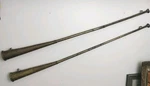 Pair Of 19TH Century Brass Telescoping Hunting Horns. Fixed Price $215.00.