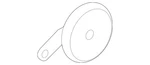 Genuine Mercedes-benz Disk Horn 164-542-02-20. Fixed Price $51.12.