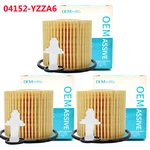 04152-YZZA6 , 3PCS Oil Filter For Toyota Corolla Auris Matrix Chr Lexus Scion Im. Fixed Price $8.85.