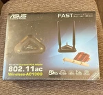 Asus PCE-AC56 Dual Band Pci-e Wifi Adapter 802.11AC WIRELESS-AC1300 Brand New!. Fixed Price $21.99.
