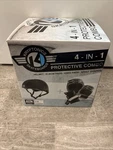 Kryptonics Skateboards 4-IN-1 Protective Gear Combo Size S/m Helmet Jr Pads Grey. Fixed Price $13.75.