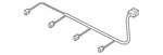 Genuine Audi Parking Aid System Wiring Harness 420-971-095-P. Fixed Price $332.82.