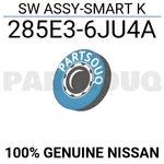 285E36JU4A Genuine Nissan Sw Assy-smart K 285E3-6JU4A. Fixed Price $124.20.