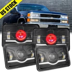 4X6" Led Headlights For Gmc Chevy C1500 C2500 C3500 C4500 C5500 Kodiak 2003-2009. Fixed Price $71.77.