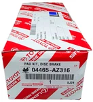 04465-AZ316 Oem Toyota Avalon 2010-2012 Front Ceramic Brake Pads W/shims. Fixed Price $79.08.