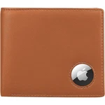 Genuine Leather Wallet Case For Apple Airtag - Brown. Fixed Price $49.99.