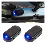 Car Solar Power Simulated Dummy Alarm, Warning Light 2PCS, Blue. Fixed Price $10.38.