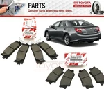 Genuine Toyota Camry Oem Front 04465-AZ316 & Rear 04466-AZ307 Brake Pads. Fixed Price $112.99.