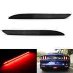 Smoked Lens 36-SMD Red Led Bumper Reflector Lights 2015-2017 Ford Mustang. Fixed Price $36.09.
