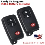 2FOR Toyota Prius 2015 2014 2013 2012 2011 2010 Smart Remote Key Fob 271451-5290. Fixed Price $47.49.